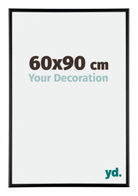 Kent Aluminium Photo Frame 60x90cm Black High Gloss Front Size | Yourdecoration.com