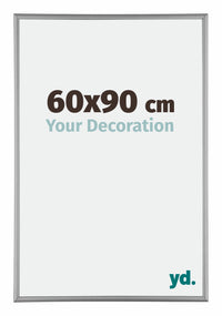 Kent Aluminium Photo Frame 60x90cm Platinum Front Size | Yourdecoration.com