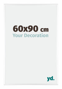 Kent Aluminium Photo Frame 60x90cm White High Gloss Front Size | Yourdecoration.com