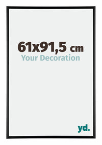 Kent Aluminium Photo Frame 61x91 5cm Black High Gloss Front Size | Yourdecoration.com