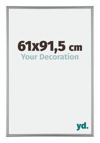 Kent Aluminium Photo Frame 61x91 5cm Platinum Front Size | Yourdecoration.com