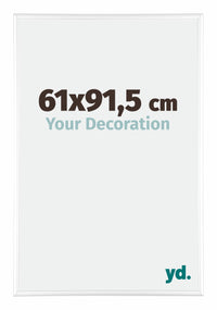 Kent Aluminium Photo Frame 61x91 5cm White High Gloss Front Size | Yourdecoration.com
