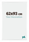 Kent Aluminium Photo Frame 62x93cm White High Gloss Front Size | Yourdecoration.com