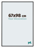 Kent Aluminium Photo Frame 67x98cm Black Matte Front Size | Yourdecoration.com