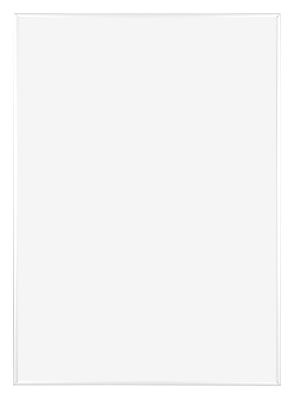 Kent Aluminium Photo Frame 68x98cm White High Gloss Front | Yourdecoration.com