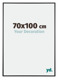 Kent Aluminium Photo Frame 70x100cm Black High Gloss Front Size | Yourdecoration.com