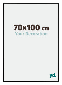 Kent Aluminium Photo Frame 70x100cm Black Matt Front Size | Yourdecoration.com
