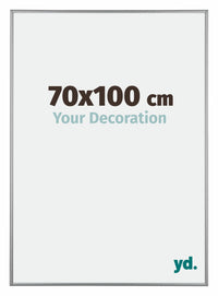 Kent Aluminium Photo Frame 70x100cm Platinum Front Size | Yourdecoration.com