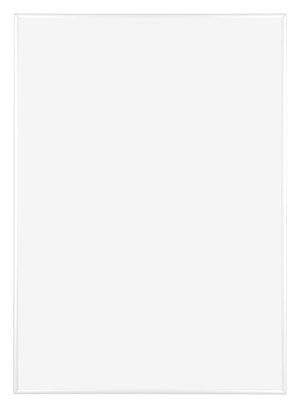 Kent Aluminium Photo Frame 70x100cm White High Gloss Front | Yourdecoration.com