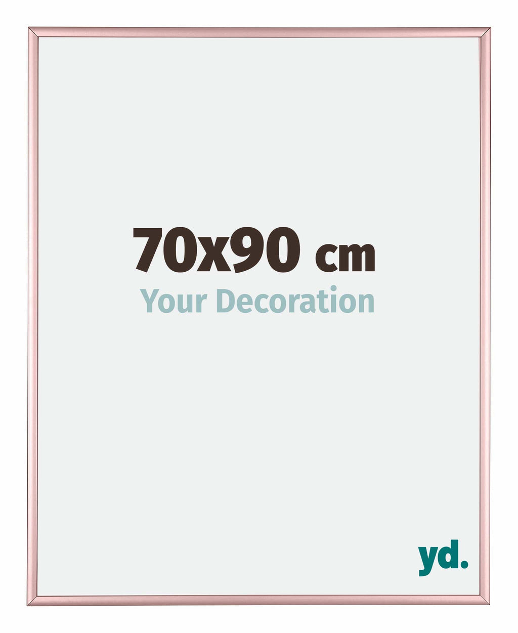 Kent Aluminium Photo Frame 70x90cm Copper Front Size | Yourdecoration.com