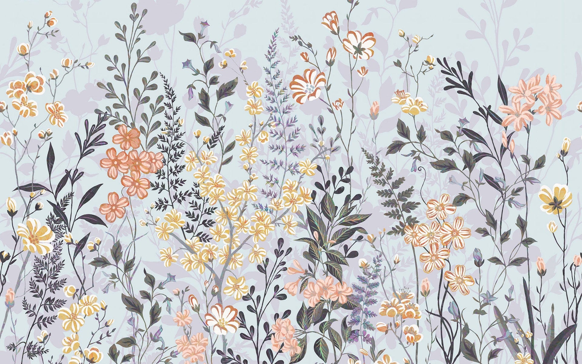 Komar Chic Conservatory Non Woven Wall Murals 400x250cm 4 panels | Yourdecoration.com