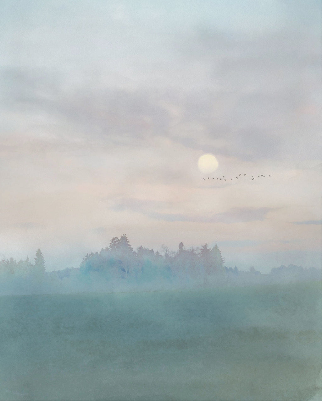 Komar Hazy Hush Non Woven Wall Murals 200x250cm 2 panels | Yourdecoration.com