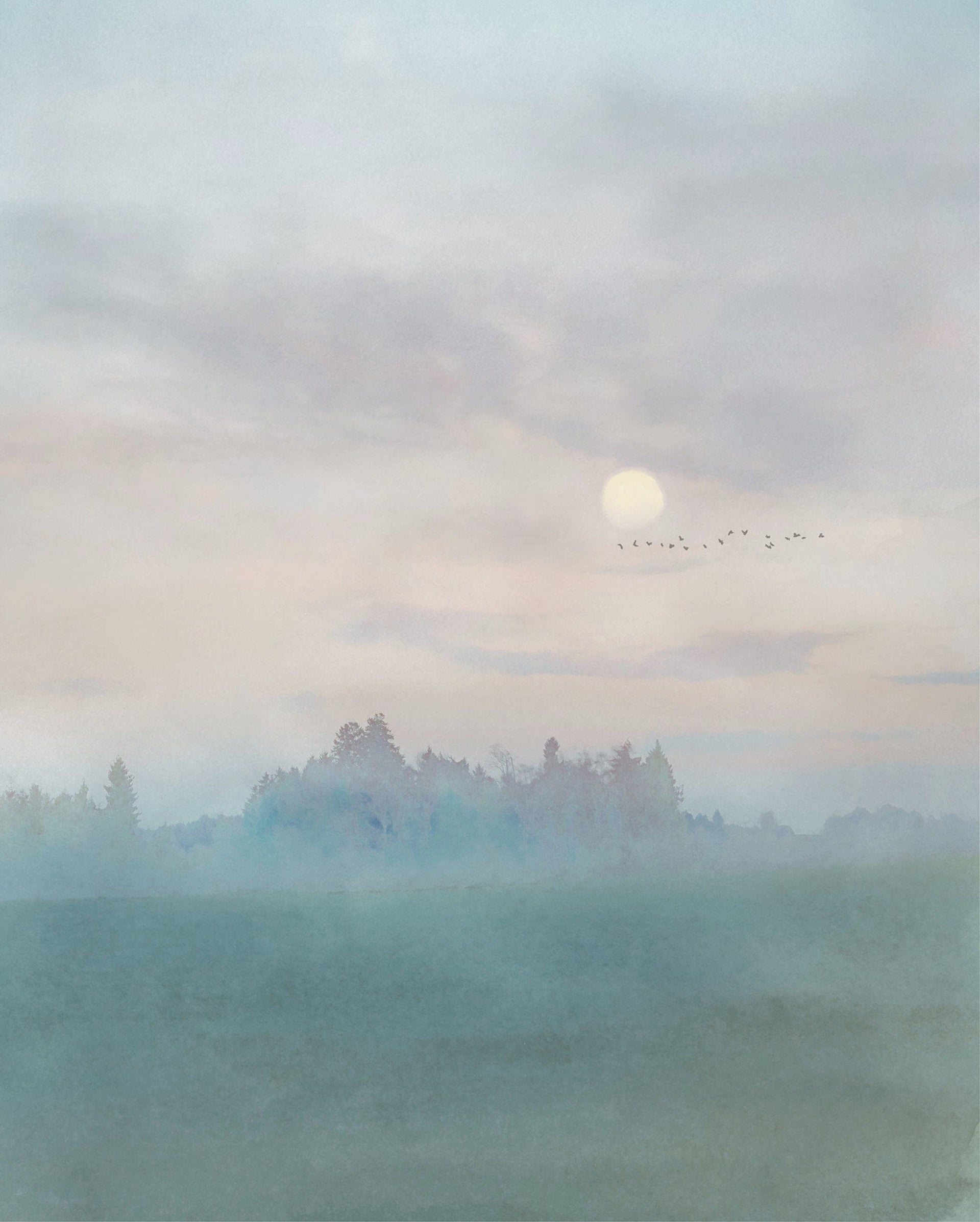 Komar Hazy Hush Non Woven Wall Murals 200x250cm 2 panels | Yourdecoration.com