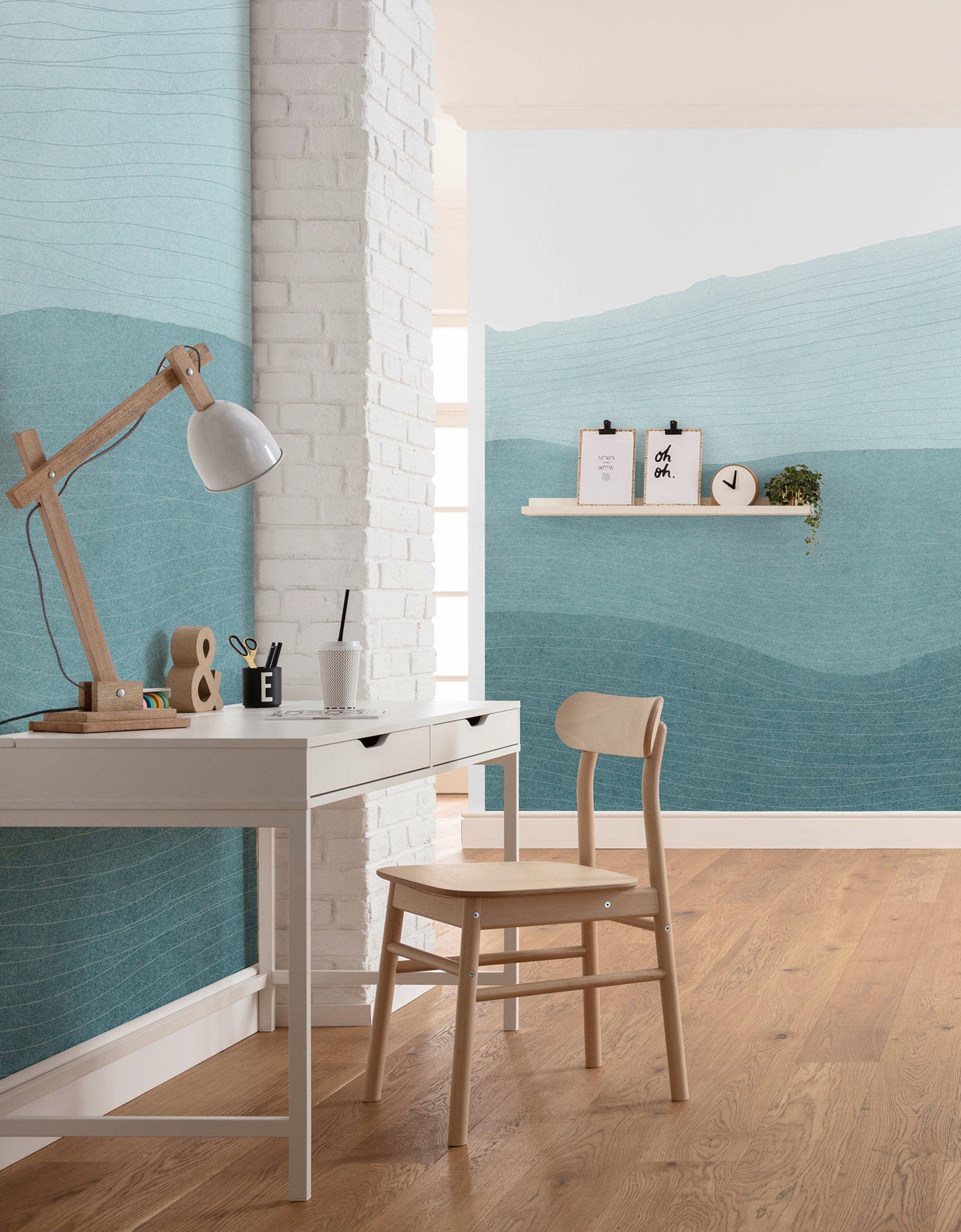 Komar Mild Mounds Non Woven Wall Murals 200x250cm 2 panels Ambiance | Yourdecoration.com
