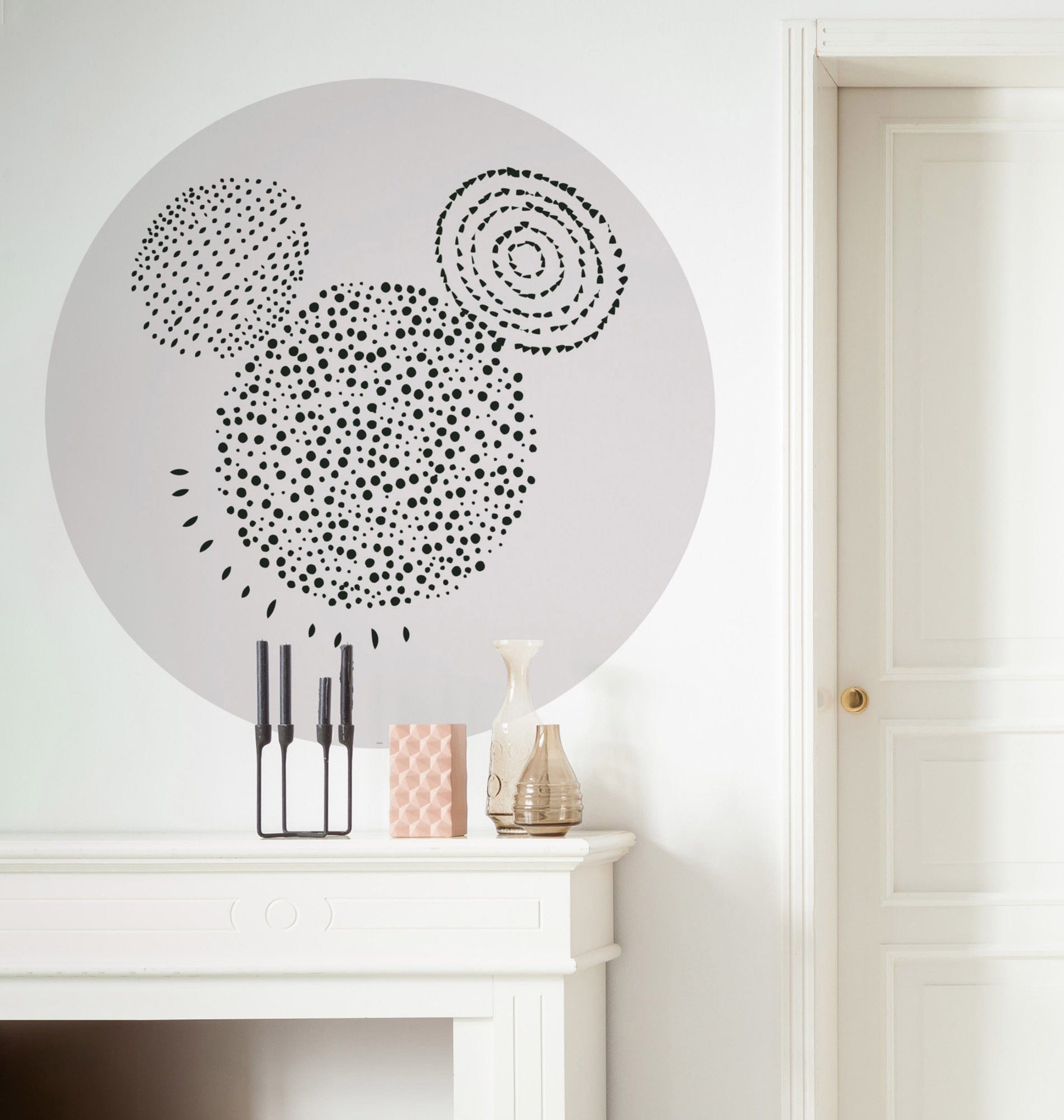 Komar Non Woven Wall Mural Dd1 040 Mickey Stipple Art Interieur | Yourdecoration.com