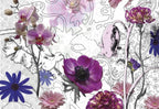 Komar Purple Wall Mural 368x254cm | Yourdecoration.com