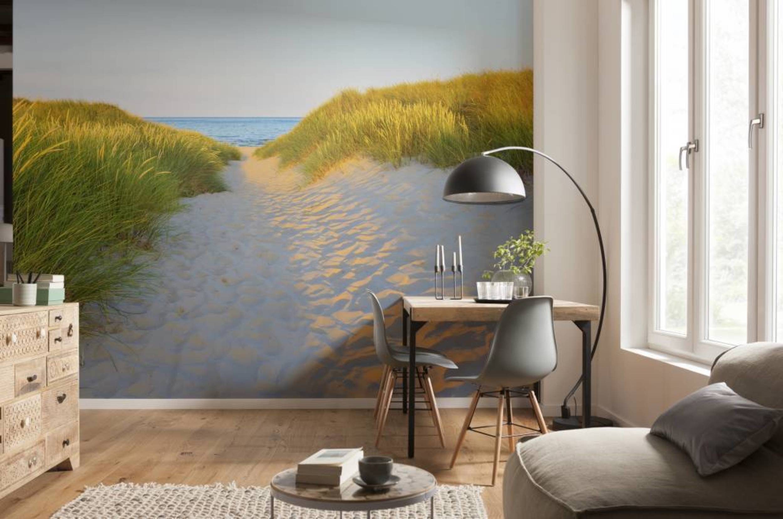 Komar Sandy Path Wall Mural 368x254cm | Yourdecoration.com