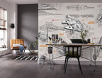 Komar Star Wars Blueprints Wall Mural 368x254cm | Yourdecoration.com