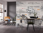 Komar Star Wars Blueprints Wall Mural 368x254cm | Yourdecoration.com