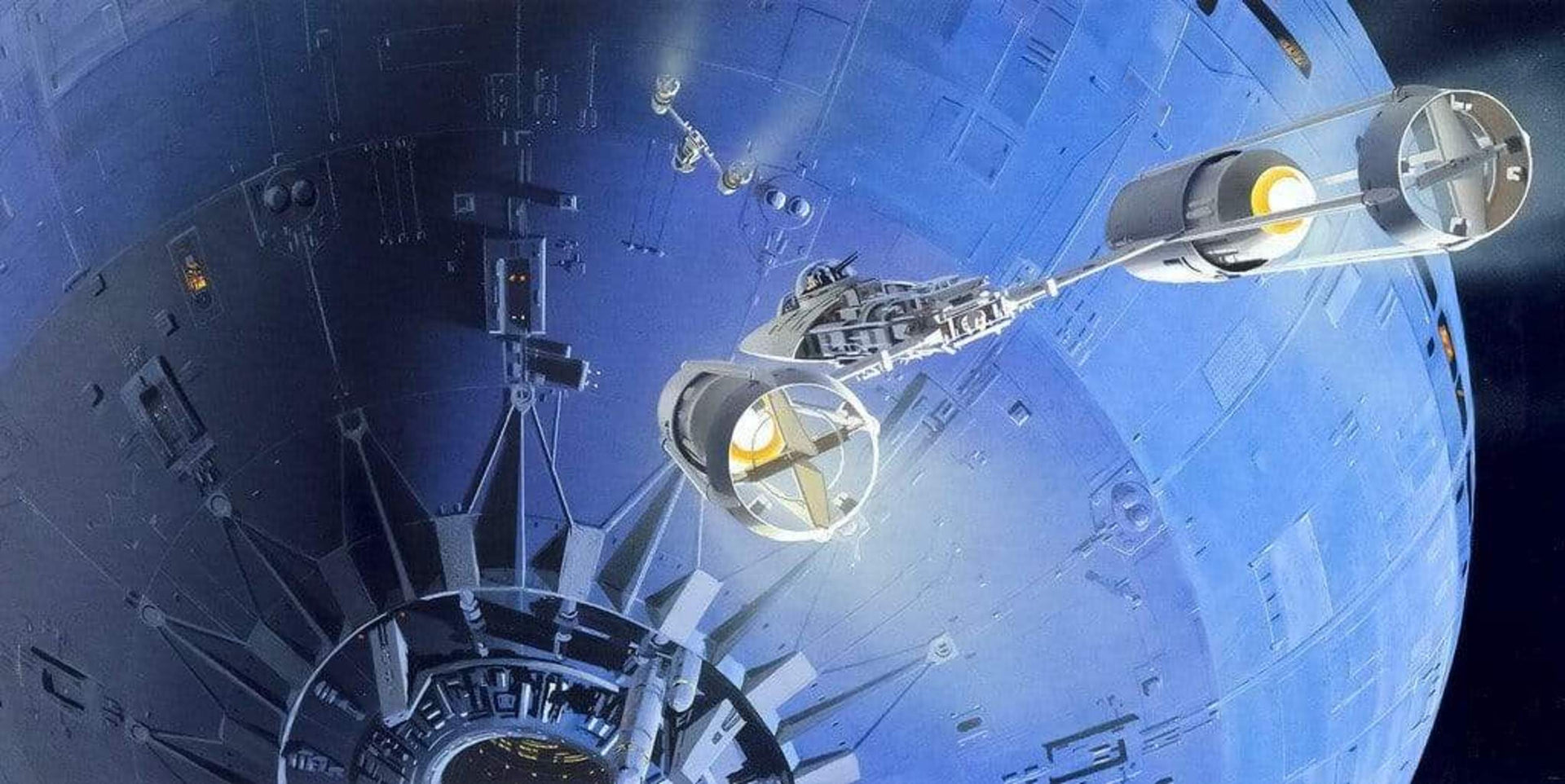 Komar Star Wars Classic RMQ Death Star Assault Non Woven Wall Mural 500x250cm 10 Panels | Yourdecoration.com