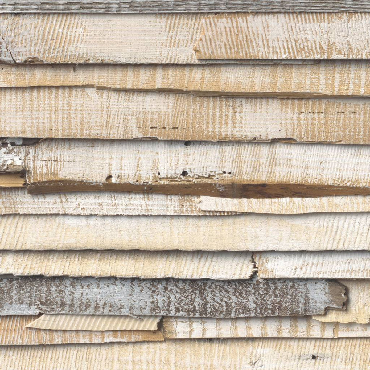Komar Whitewashed Wood Wall Mural 368x254cm | Yourdecoration.com