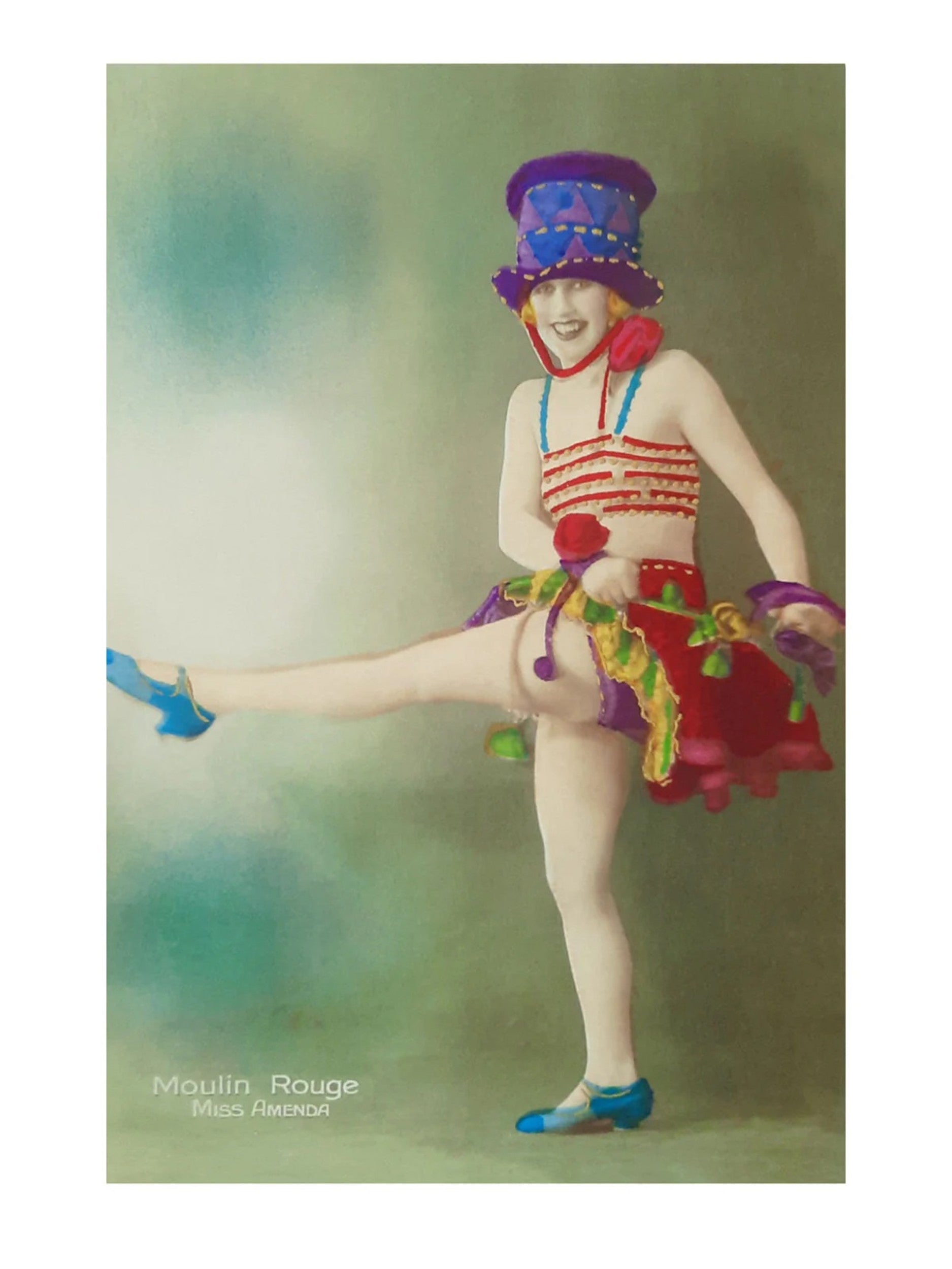 Art Print - Moulin Rouge Miss Amenda 30x40cm