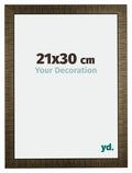 Leeds Wooden Photo Frame 21x30cm Champagne Brushed Front Size | Yourdecoration.com