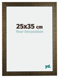 Leeds Wooden Photo Frame 25x35cm Champagne Brushed Front Size | Yourdecoration.com