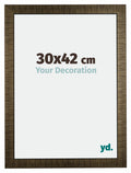Leeds Wooden Photo Frame 30x42cm Champagne Brushed Front Size | Yourdecoration.com