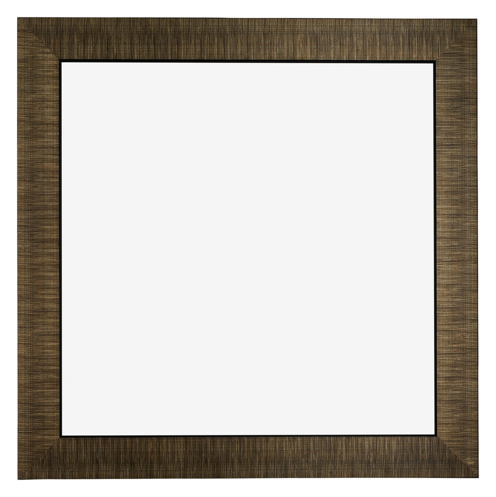 Leeds Wooden Photo Frame 40x40cm Champagne Brushed Front | Yourdecoration.com