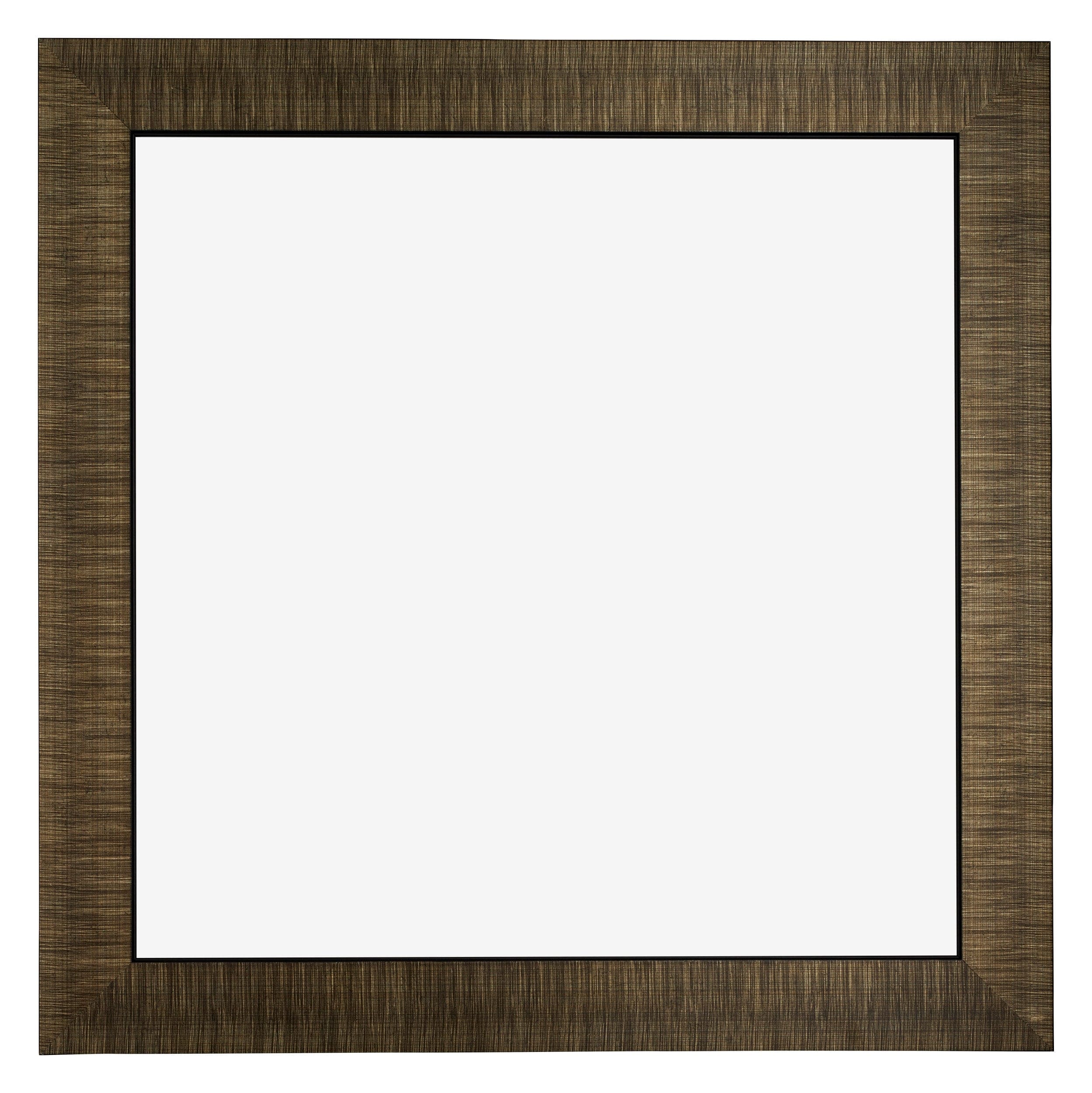 Leeds Wooden Photo Frame 40x40cm Champagne Brushed Front | Yourdecoration.com