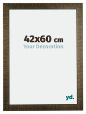 Leeds Wooden Photo Frame 42x60cm Champagne Brushed Front Size | Yourdecoration.com