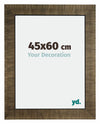 Leeds Wooden Photo Frame 45x60cm Champagne Brushed Front Size | Yourdecoration.com