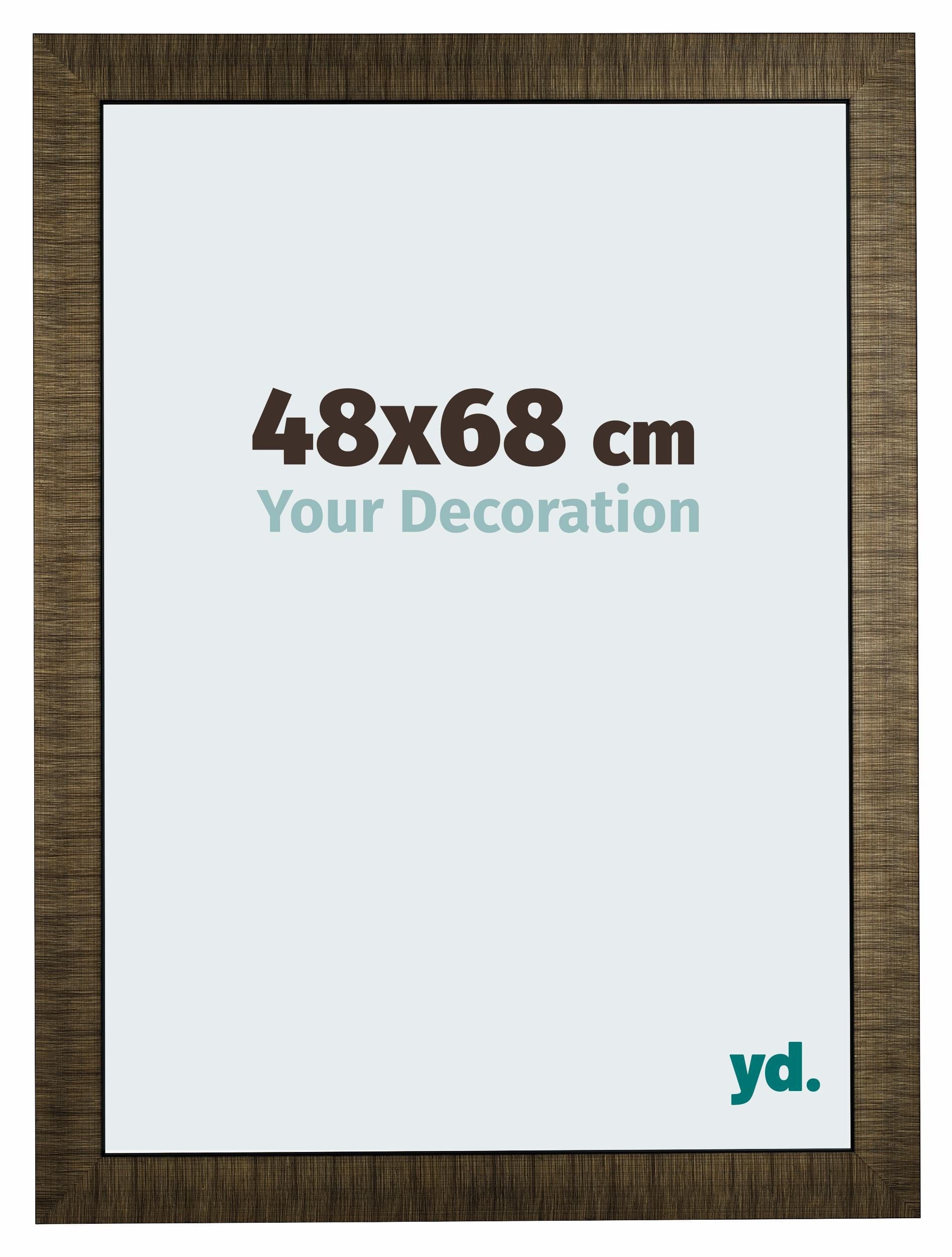 Leeds Wooden Photo Frame 48x68cm Champagne Brushed Front Size | Yourdecoration.com