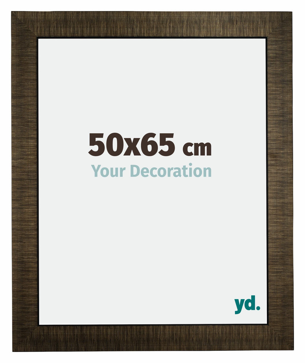 Leeds Wooden Photo Frame 50x65cm Champagne Brushed Front Size | Yourdecoration.com