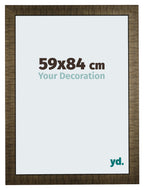 Leeds Wooden Photo Frame 59x84cm Champagne Brushed Front Size | Yourdecoration.com