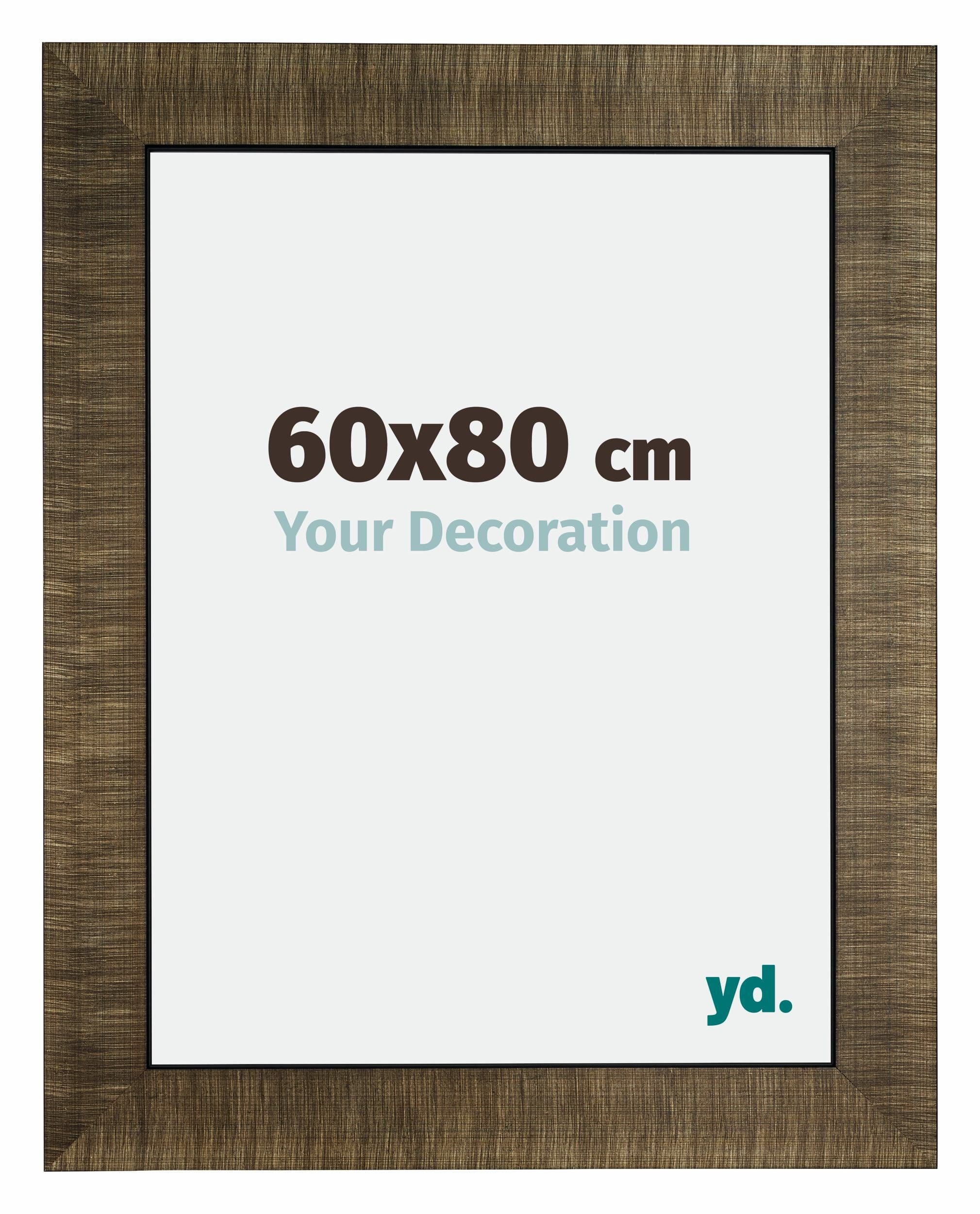 Leeds Wooden Photo Frame 60x80cm Champagne Brushed Front Size | Yourdecoration.com