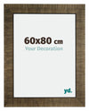 Leeds Wooden Photo Frame 60x80cm Champagne Brushed Front Size | Yourdecoration.com