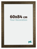 Leeds Wooden Photo Frame 60x84cm Champagne Brushed Front Size | Yourdecoration.com