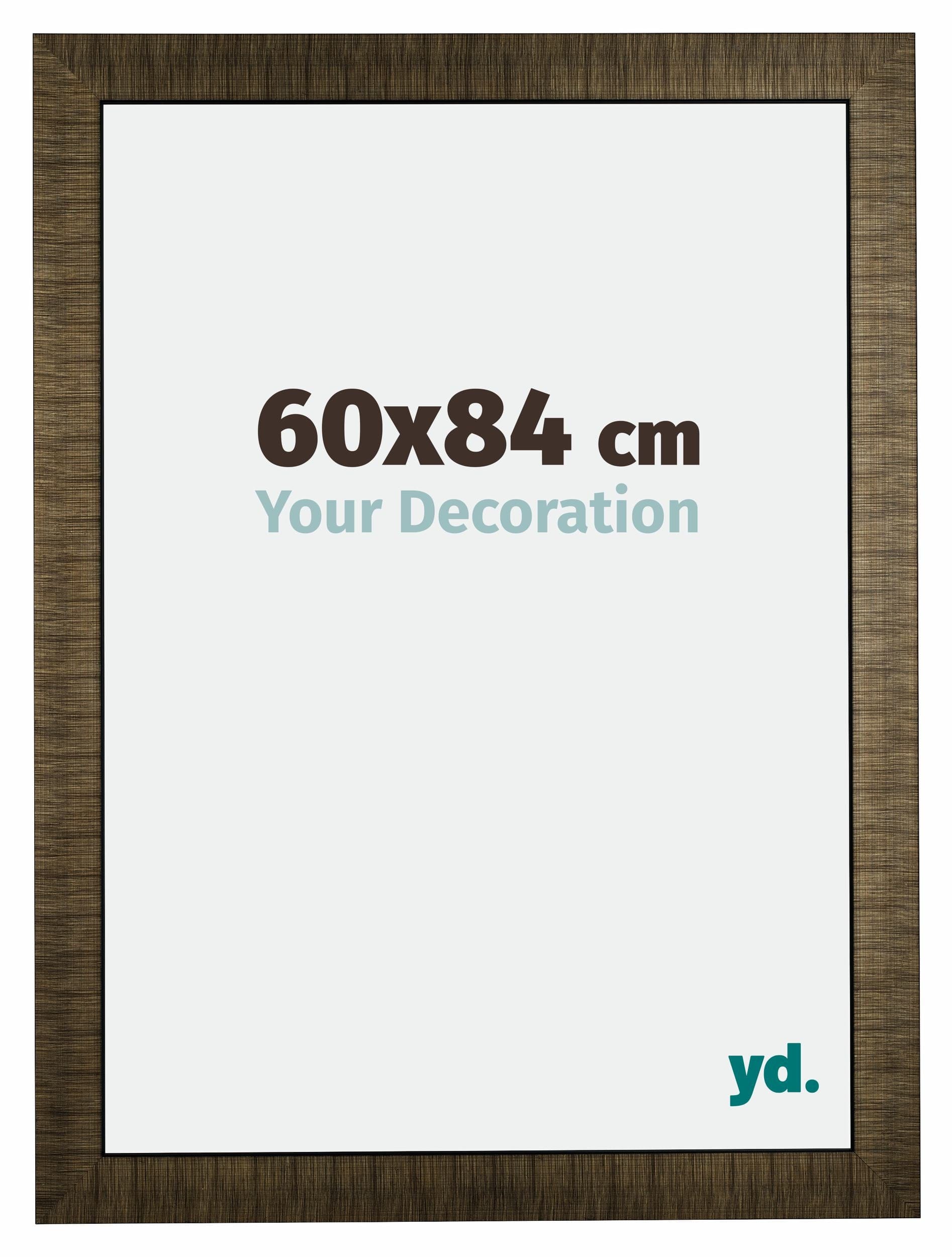 Leeds Wooden Photo Frame 60x84cm Champagne Brushed Front Size | Yourdecoration.com