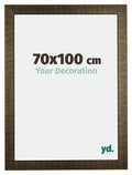 Leeds Wooden Photo Frame 70x100cm Champagne Brushed Front Size | Yourdecoration.com