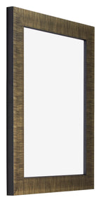 Leeds Wooden Photo Frame 75x98cm Champagne Brushed Front Oblique | Yourdecoration.com