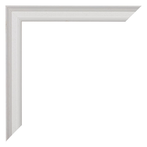 Lincoln Wood Photo Frame 21x29 7cm A4 White Corner | Yourdecoration.com
