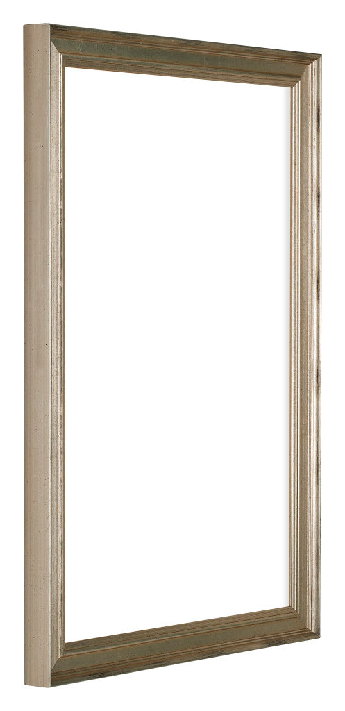 Lincoln Wood Photo Frame 30x45cm Silver Front Oblique | Yourdecoration.com