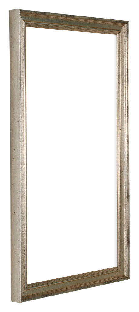 Lincoln Wood Photo Frame 30x50cm Silver Front Oblique | Yourdecoration.com