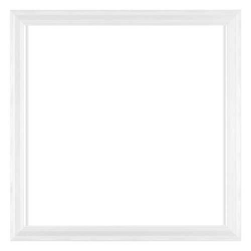 Lincoln Wood Photo Frame 55x55cm White Front | Yourdecoration.com