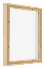 Lyon MDF Canvas Floater Frame 1 1 Beech Back Oblique | Yourdecoration.com