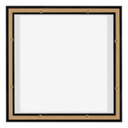Lyon MDF Canvas Floater Frame 1 1 Black Matte Back | Yourdecoration.com