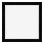 Lyon MDF Canvas Floater Frame 1 1 Black Matte Front | Yourdecoration.com