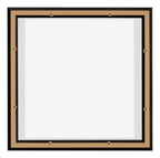 Lyon MDF Canvas Floater Frame 1 1 Oak Dark Back | Yourdecoration.com